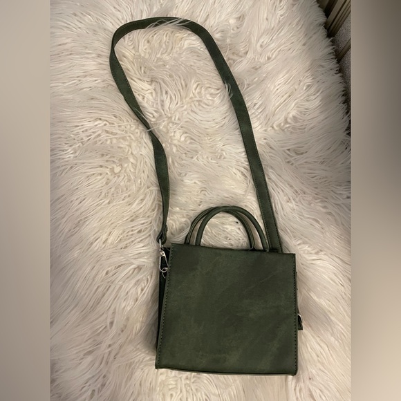 Brandon Blackwood "End Systemic Racism" ESR Tote in Wax Denim Hunter Green - Picture 4 of 5